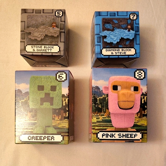 Minecraft | Toys | Mcdonalds A Minecraft Movie Collection Toys 4 ...